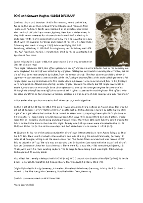 A preview of a PDF biography for Hughes, Garth Stewart